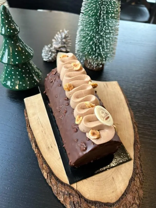 Bûche de Noël au chocolat